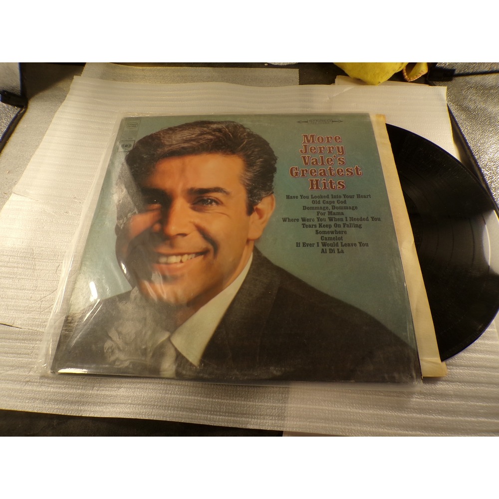 Jerry Vale More Greatest Hits Vinyl LP Columbia CS 9480 Al Di La Camelot Stereo
